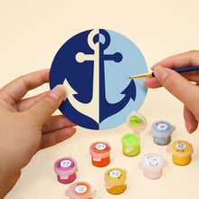 Load image into Gallery viewer, Paint by numbers 4" Coasters (6 pieces) - Sailing Spirit