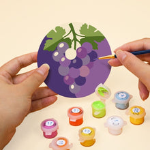 Load image into Gallery viewer, Paint by numbers 4" Coasters (6 pieces) - Wine Lover