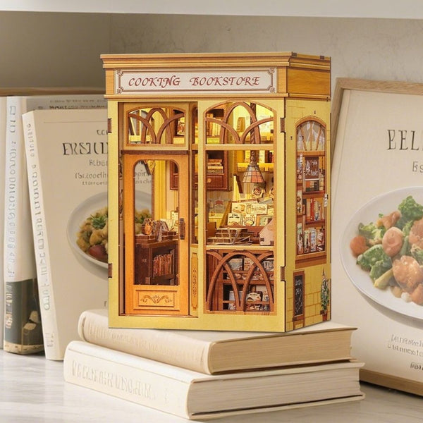 DIY Book Nook Kit - Cooking Bookstore