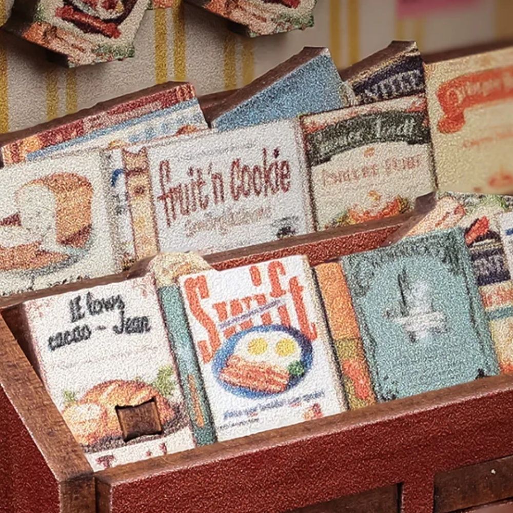 DIY Book Nook Kit - Cooking Bookstore