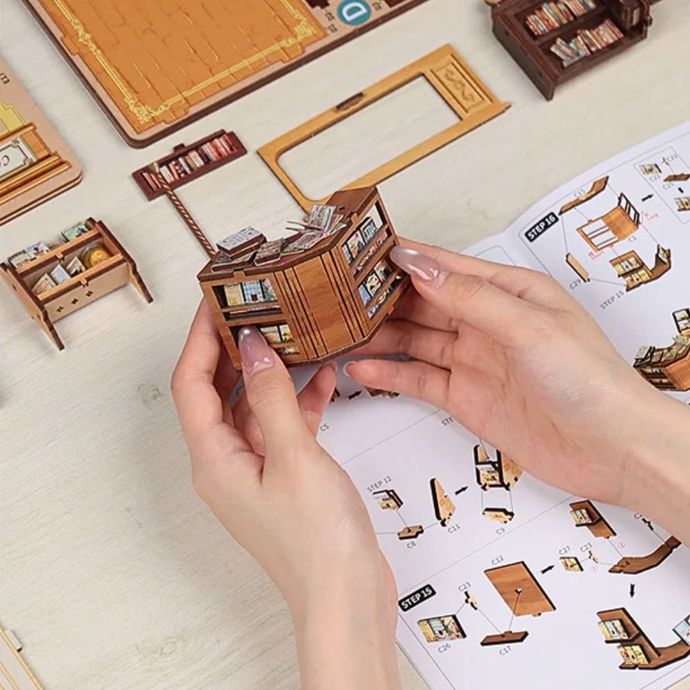 DIY Book Nook Kit - Cooking Bookstore