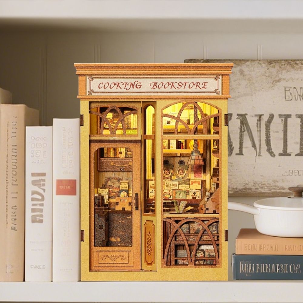 DIY Book Nook Kit - Cooking Bookstore