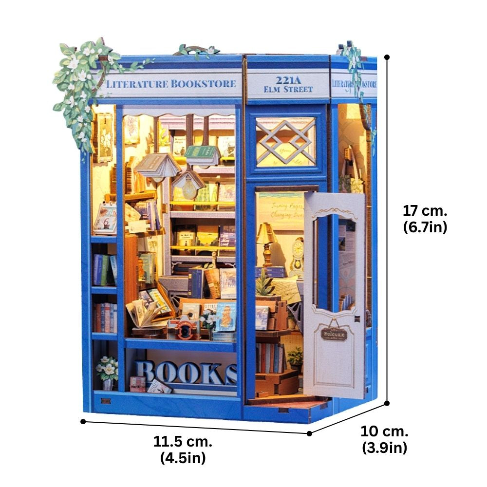 DIY Book Nook Kit - Literature Bookstore