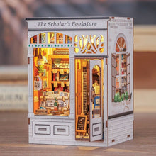 Load image into Gallery viewer, DIY Book Nook Kit - The Scholar's Bookstore Figured'Art