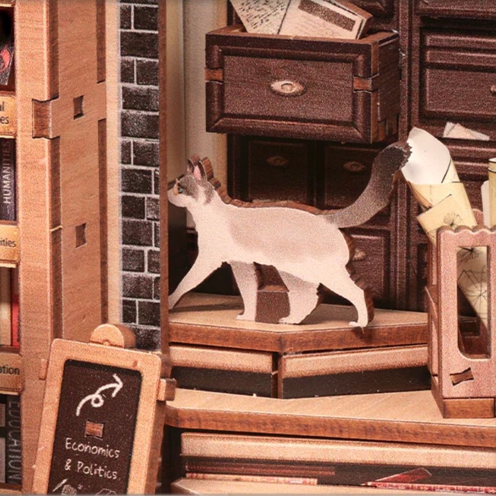 DIY Book Nook Kit - The Scholar's Bookstore