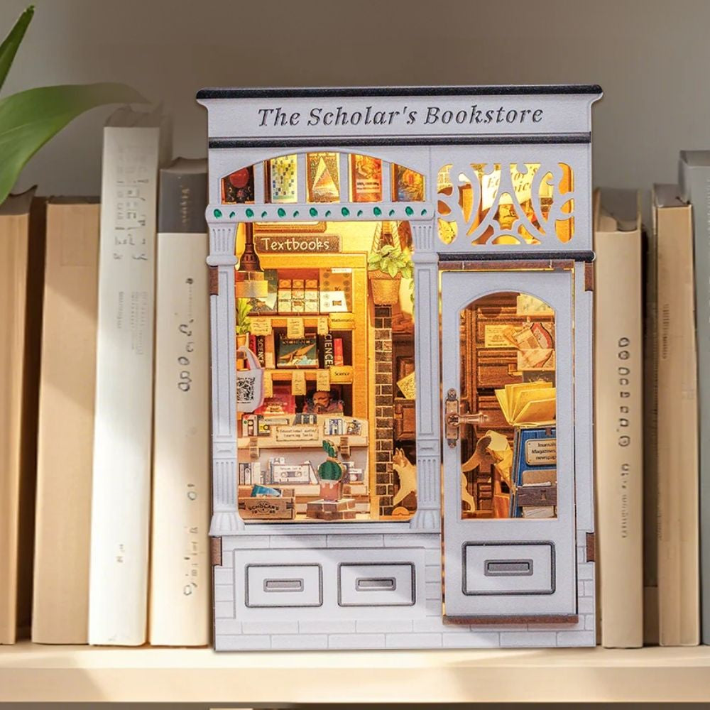 DIY Book Nook Kit - The Scholar's Bookstore
