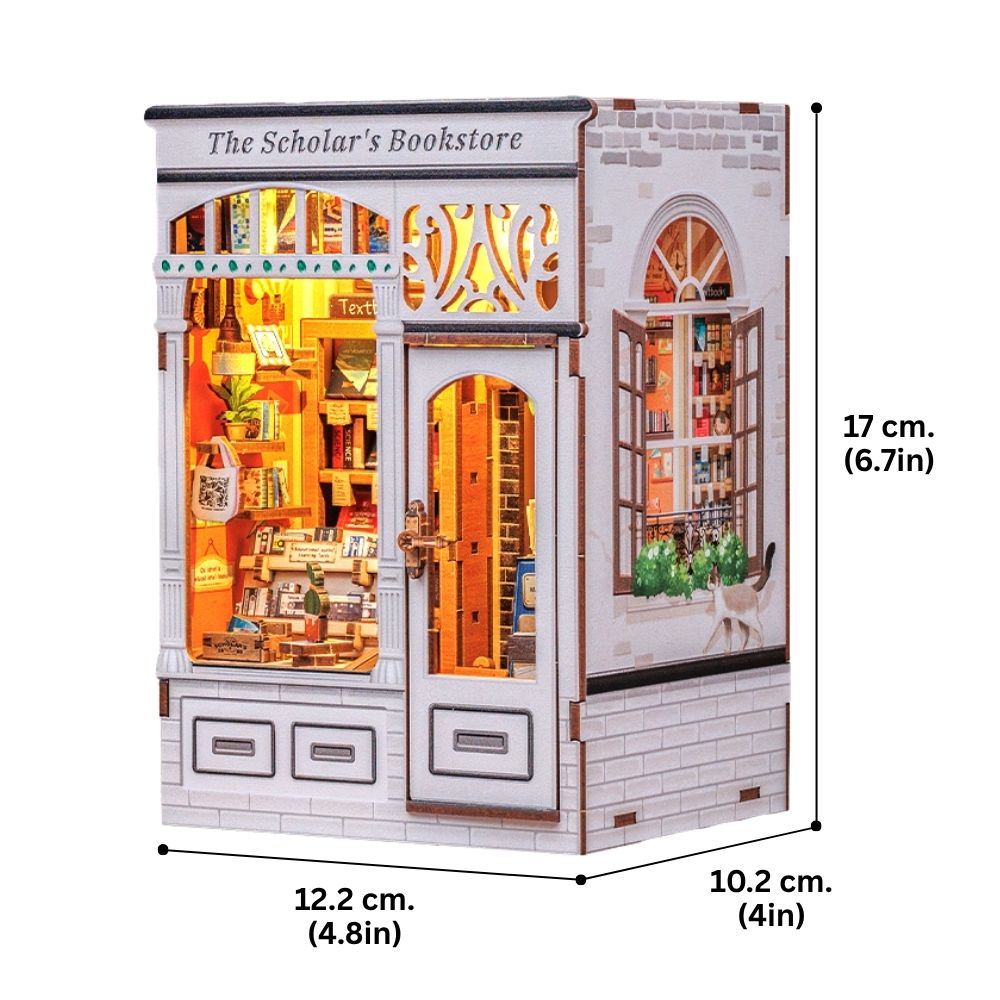 DIY Book Nook Kit - The Scholar's Bookstore