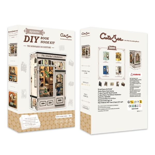 DIY Book Nook Kit - The Scholar's Bookstore