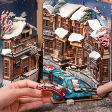 Load image into Gallery viewer, DIY Book Nook Kit - Kyoto Snow Whisper
