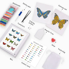 Load image into Gallery viewer, Gem Painting kit - Butterflies 3 series