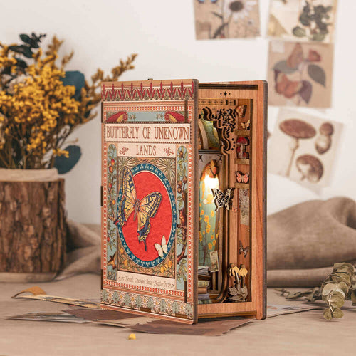 DIY Book Nook Kit - Butterfly of the Unknown Lands