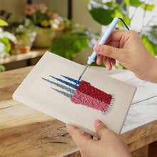 Load image into Gallery viewer, Punch Needle Kits (4 pieces) with frames - Colorful Plants