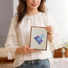Load image into Gallery viewer, Punch Needle Kits (4 pieces) with frames - Cute Stationery 2