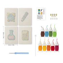 Load image into Gallery viewer, Punch Needle Kits (4 pieces) with frames - Study Desk Essentials 1
