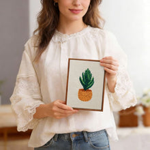 Load image into Gallery viewer, Punch Needle Kits (4 pieces) with frames - Urban Jungle 1