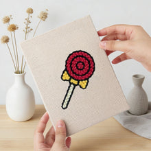Load image into Gallery viewer, Punch Needle Kits (4 pieces) with frames - Sweet &amp; Street Food
