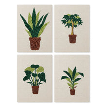 Load image into Gallery viewer, Punch Needle Kits (4 pieces) with frames - Urban Jungle 2 Figured'Art