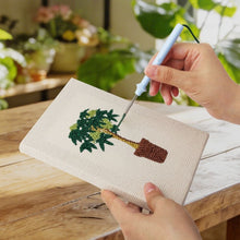 Load image into Gallery viewer, Punch Needle Kits (4 pieces) with frames - Urban Jungle 2
