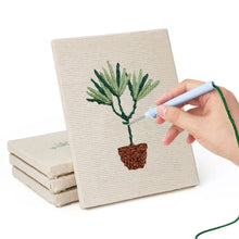 Load image into Gallery viewer, Punch Needle Kits (4 pieces) with frames - Urban Jungle 3
