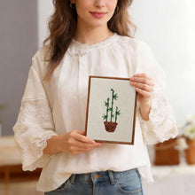 Load image into Gallery viewer, Punch Needle Kits (4 pieces) with frames - Urban Jungle 3