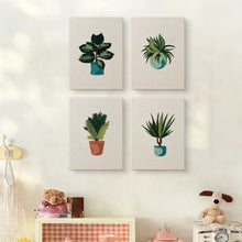 Load image into Gallery viewer, Punch Needle Kits (4 pieces) with frames - Plant Lover Set 2