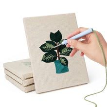 Load image into Gallery viewer, Punch Needle Kits (4 pieces) with frames - Plant Lover Set 2