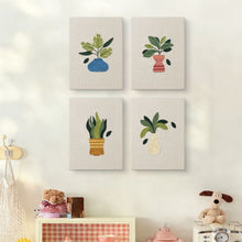 Load image into Gallery viewer, Punch Needle Kits (4 pieces) with frames - Plant Lover Set 3