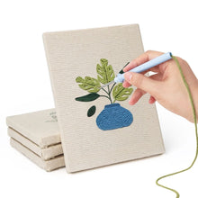 Load image into Gallery viewer, Punch Needle Kits (4 pieces) with frames - Plant Lover Set 3