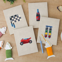 Load image into Gallery viewer, Punch Needle Kits (4 pieces) with frames - Street Icons 3