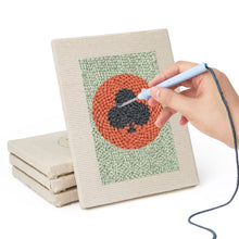 Load image into Gallery viewer, Punch Needle Kits (4 pieces) with frames - Playing Cards