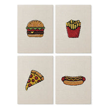 Load image into Gallery viewer, Punch Needle Kits (4 pieces) with frames - American Diner Figured'Art
