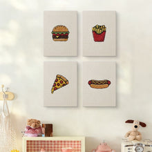 Load image into Gallery viewer, Punch Needle Kits (4 pieces) with frames - American Diner