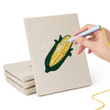 Load image into Gallery viewer, Punch Needle Kits (4 pieces) with frames - Garden Picks