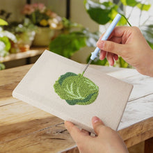 Load image into Gallery viewer, Punch Needle Kits (4 pieces) with frames - Fresh Veggies Collection