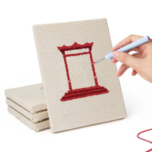 Load image into Gallery viewer, Punch Needle Kits (4 pieces) with frames - World Landmarks Set