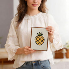 Load image into Gallery viewer, Punch Needle Kits (4 pieces) with frames - Tropical Snack Mix