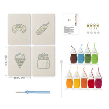 Load image into Gallery viewer, Punch Needle Kits (4 pieces) with frames - Sweet Moments