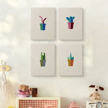 Load image into Gallery viewer, Punch Needle Kits (4 pieces) with frames - Little Succulent Pots 2