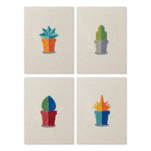 Load image into Gallery viewer, Punch Needle Kits (4 pieces) with frames - Mini Indoor Garden 2 Figured'Art
