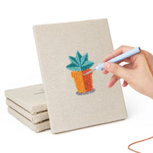 Load image into Gallery viewer, Punch Needle Kits (4 pieces) with frames - Mini Indoor Garden 2