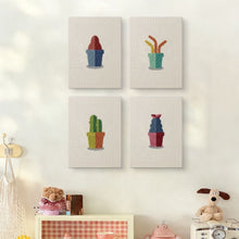 Load image into Gallery viewer, Punch Needle Kits (4 pieces) with frames - Happy Plants 1
