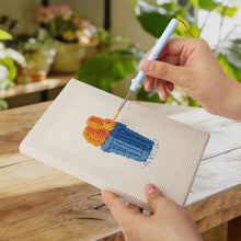 Load image into Gallery viewer, Punch Needle Kits (4 pieces) with frames - Happy Plants 2