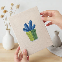 Load image into Gallery viewer, Punch Needle Kits (4 pieces) with frames - Happy Plants 2