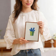 Load image into Gallery viewer, Punch Needle Kits (4 pieces) with frames - Happy Plants 2
