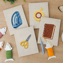 Load image into Gallery viewer, Punch Needle Kits (4 pieces) with frames - Study Desk Essentials 2