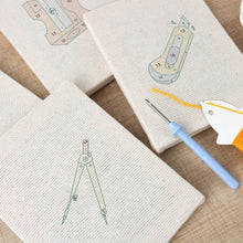 Load image into Gallery viewer, Punch Needle Kits (4 pieces) with frames - Desk Accessories Collection