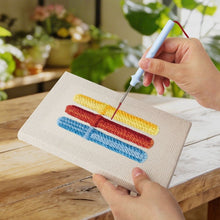 Load image into Gallery viewer, Punch Needle Kits (4 pieces) with frames - Minimal Desk Icons