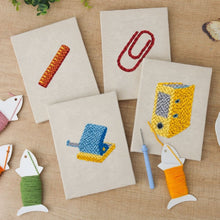 Load image into Gallery viewer, Punch Needle Kits (4 pieces) with frames - Office and Desk Favorites