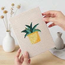 Load image into Gallery viewer, Punch Needle Kits (4 pieces) with frames - Green Oasis