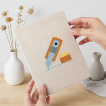 Load image into Gallery viewer, Punch Needle Kits (4 pieces) with frames - Craft Desk Icons